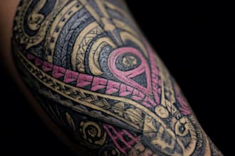 design a custom tribal tattoo and ornamental prints