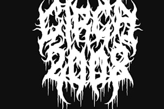 do make an old school goregrind metal band logo