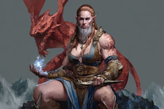create fantasy character, monster, humanoid, dnd or similar