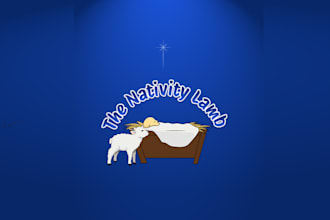 design christian children book logo