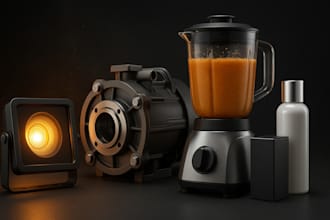 create cinematic 3d product animations for commercials and explainer videos