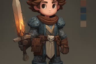 make game character art, 2d game character art