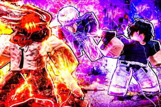 make a roblox anime thumbnail gfx for you