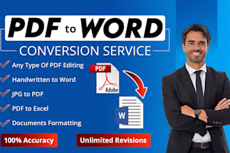 do pdf to word, handwriting to word, convert scan pdf to editable