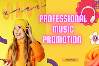 professional music promotion for apple music deezer pandora audiomack a boomplay