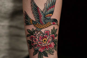 traditional old school tattoo design