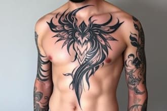 create your custom tribal tattoo