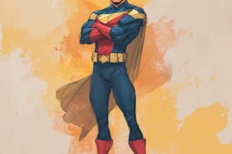 draw your superhero character