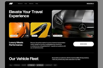 develop car rental website ridesharing website carpooling website car rental app