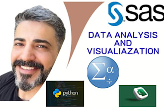 do statistical analysis in python, SAS, spss, excel, tableau