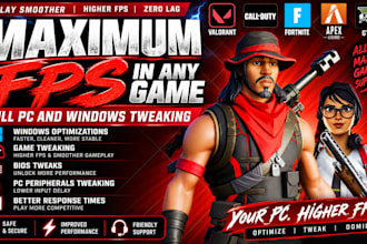 boost fps optimize overclock PC for warzone fortnite