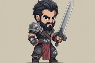 create professional 2d game assets