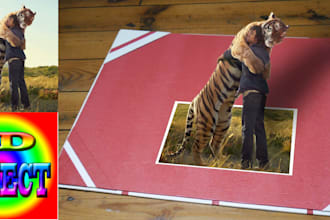 create amazing 3d pop out effect to your photos