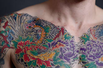 make a traditional japanese irezumi tattoo
