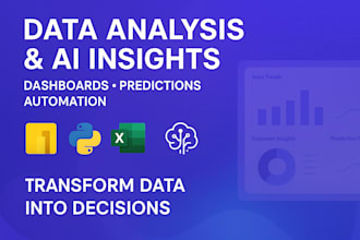 do professional data analysis