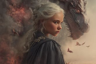 create an epic fantasy book cover