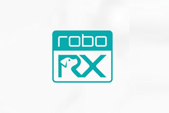 design therapeutic robotic dog logo