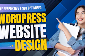 design or redesign wordpress website by elemetor pro