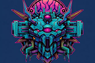 create a typeface or typography cyberpunk, futuristic
