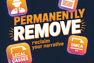 remove mugshots, news, articles, arrest records, negative links from google