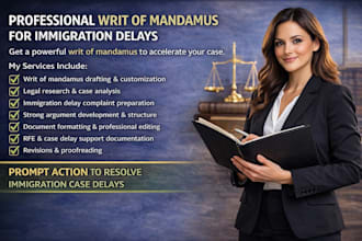 create federal writ of mandamus for immigration processing delays