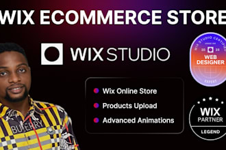 create wix studio ecommerce store, wix online store