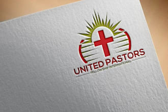 design a meaningful pastor logo that reflects faith and leadership
