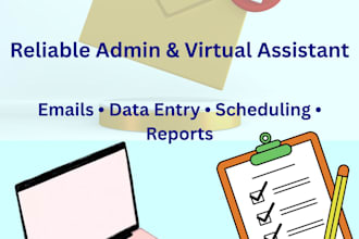 be your reliable virtual and admin assistant