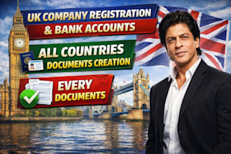 do UK bank accounts and UK company registration for non residents