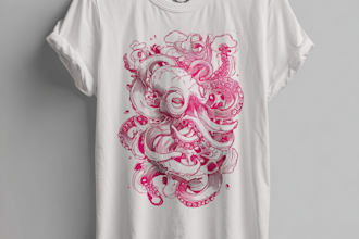draw custom sports illustration tshirt merchandise