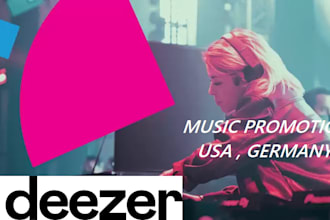 do best germany , USA deezer music promotion on new releases music