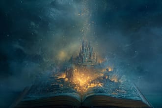 design original book cover, romance, fantasy amazon