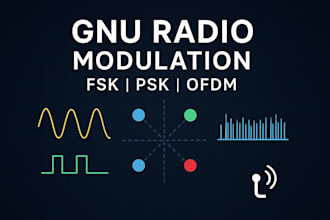 implement digital modulation schemes in gnu radio