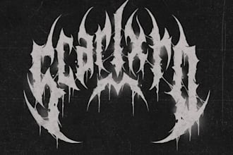 custom metal logo design bold heavy unforgettable