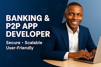 develop banking app, p2p payment app, mobile app development