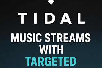boost your tidal music streams with targeted promotion
