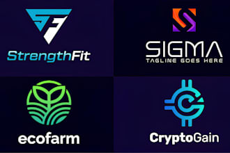 do minimalist negative space logo