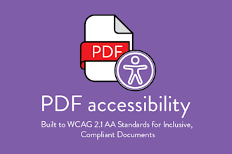 make your PDF wcag compliant with alt text and tagging