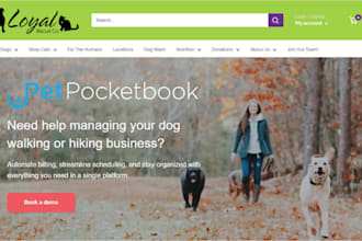 create dog walking website pet care website kennel website dog walking website