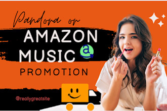 do promote your pandora or music on play store and amazon music
