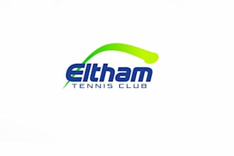 design awesome tennis club logo
