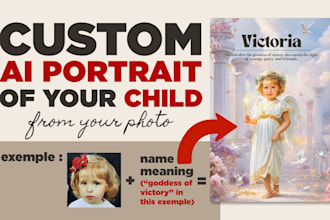 create custom ai portrait of your child within 24h