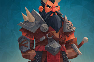 draw 2d game art military character design