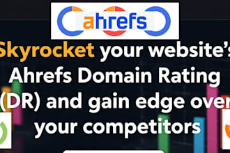 boost ahrefs DR 85plus with white hat SEO backlinks