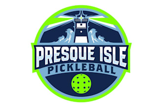 design a unique custom modern pickleball sports logo