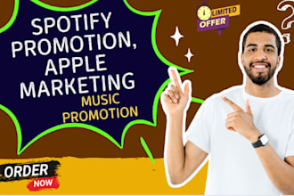 do organic spotify promotion, apple marketing, and music promotion artists