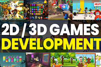 develop and design professional 2d, 3d, VR, and multiplayer video games in unity