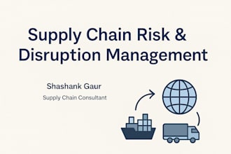 assess supplier risks and build a resilience dashboard for your supply chain