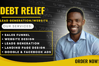 debt settlement debt relief leads debt relief website loan debt consolidation