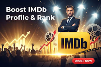 promote your imdb profile to massive audience and boost starmeter ranking